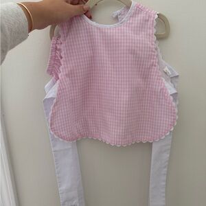 The Beaufort Bonnet Company Talbott Tie Side Pink Gingham Set